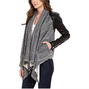 Blank nyc moto open front jacket xs